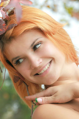 joy for hot Ukrainian redhead Violla A